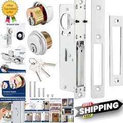 High-Quality Aluminum Storefront Mortise Lock – Double Cylinder Deadbolt Set