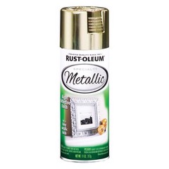 Rust-Oleum 1936830 Specialty Metallic Brass Spray Paint 11 oz. (Pack of 6)