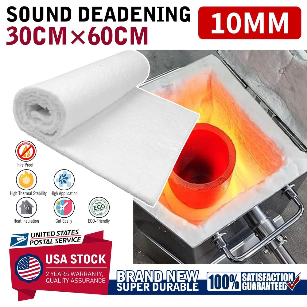 Ceramic Fiber Insulation Mat High Temperature Insulation for Oven Stoves, Forges