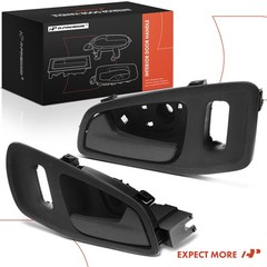 Front Interior Door Handles for Transit Connect 2014-2018 Textured Black 2PC Set
