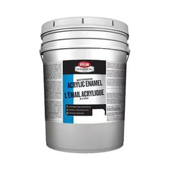 Krylon Industrial K000z6761-20 Interior Paint, Semi-Gloss, Acrylic Base, White,