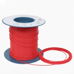 ID 1mm-8mm Red PTFE Tube Tubing Pipe 600V High Temperature Resistance Sleeving