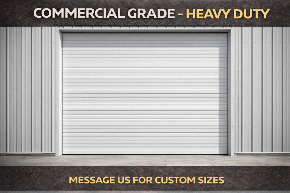 Duro Steel Amarr 2402 Series 24-ga. Single Layer Commercial Overhead Garage Door
