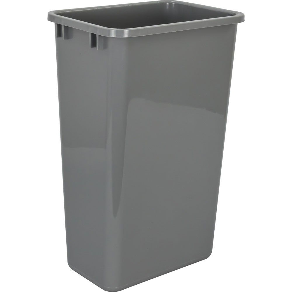 50 Qt Gray Kitchen Cabinet Waste Container Trash Can Garbage Bin Replacement