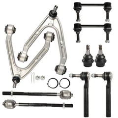 10 Piece Control Arm Ball Joint Tie Rod End Sway Bar for H3T 2009-2010 3.7L 5.3L