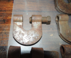 Lot of 7 FM BRAND BEAM “C” Clamps ALL NUMBERED 238, 47, W
