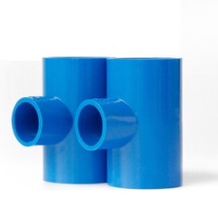 Reducing Tee Connector PVC Water Supply Pipe Fittings Blue 25*20mm – 160*110mm