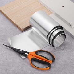 4in x 3.3ft Aluminum Flashing Roll, 0.1mm Metal Roof Panels for House Repair
