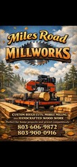Miles Road Millworks Custom Rough Cut Handcrafted Wood Beams for Home Projects