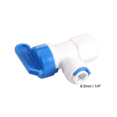 5Pcs Tank Ball Valve 1/4″ x1/4″ Tube for RO Water Reverse Osmosis Filter System