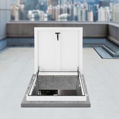 Industrial Galvanized Roof Access Hatch 24″L x 24″W