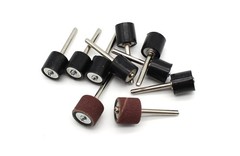 TMAX 10 pc 1/2″ Rubber Mandrel Sand Drum 1/8″ Shank
