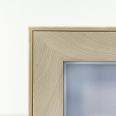 Unfinished Hard Maple Wood Casing 9/16 in x 3 in x 7ft | Solid Hardwood Molding