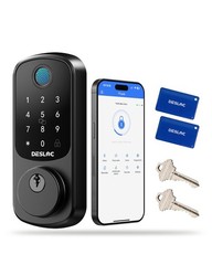 DESLOC B200 Fingerprint Smart Door Lock with App Control, Keyless Entry Deadb…