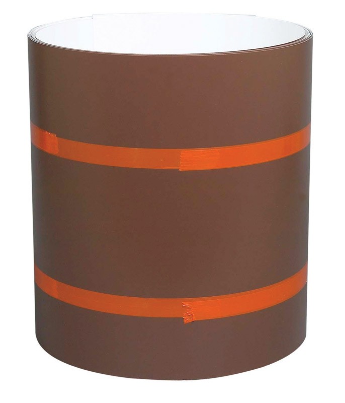Amerimax-69110 10 in. W X 50 ft. L Aluminum Painted Coil Brown/White (CL 50) – O