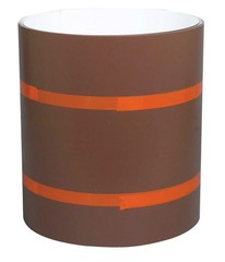 Amerimax-69110 10 in. W X 50 ft. L Aluminum Painted Coil Brown/White (CL 50) – O