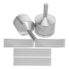 1 Set Copper Tube Brush for Drill Durable Aluminum Alloy Silver Cleaning Tool