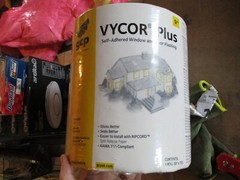 Window Door wall roof Flashing 9″ x 75′ Grace Vycor Plus Self-Adhered New