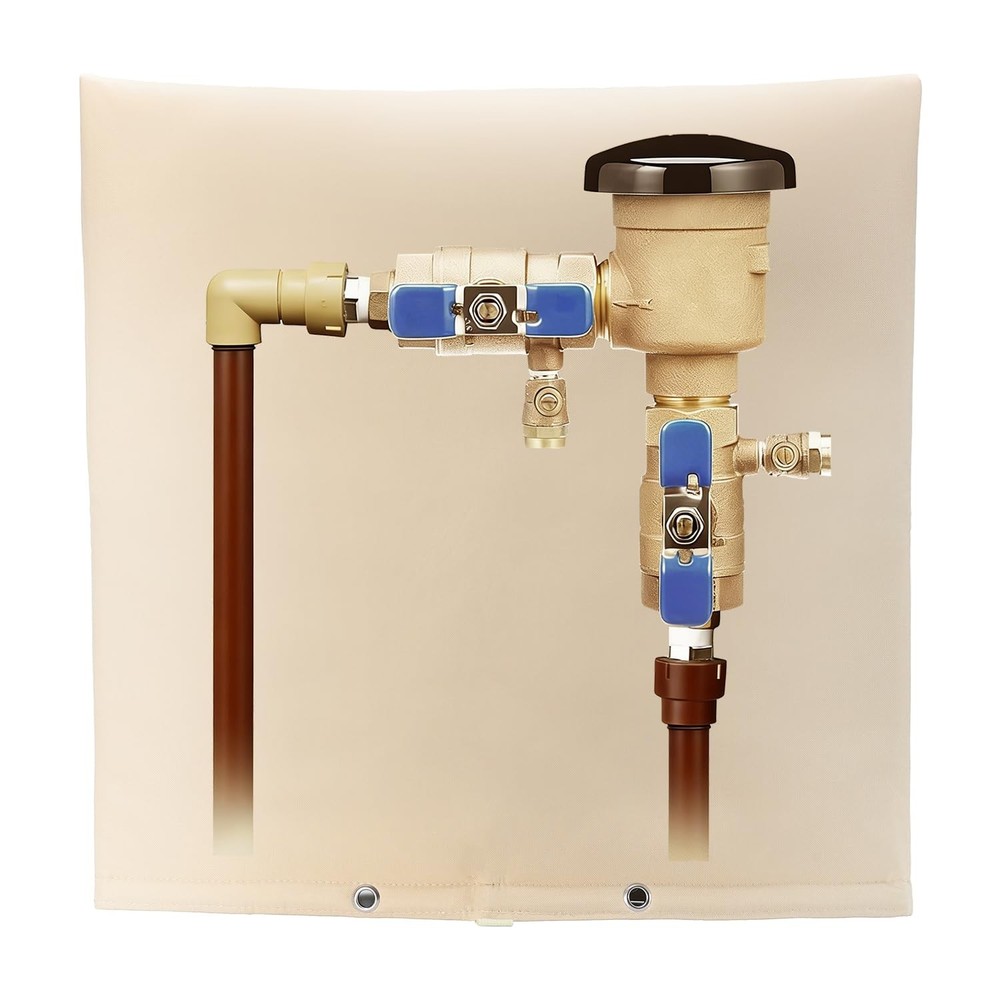 Hedcaw Backflow Preventer Pipe Insulation Cover (5°F) – Irrigation 4Beige