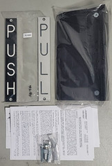 *NEW* Securitron DTSH-BK Dummy TSH Handle Black Anodized FREE SHIPPING