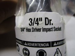 Sunex 3/4 Inch Driveive 3/4 Inch Hex Driver Impact Socket
