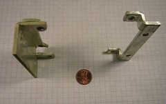RIXSON #163 MOUNTING BRACKETS FOR #700-800 CONCEALED OVERHEAD DOOR CLOSERS