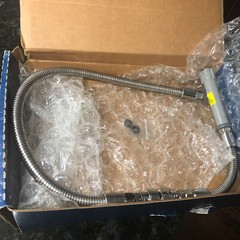 T & S B-0044-V9 SS Hose, VAC Breaker 3/4 FNPT