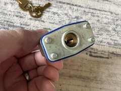 Master Lock Company Commercial #3 1-1/2 in Steel Padlock Keyed Same 3753