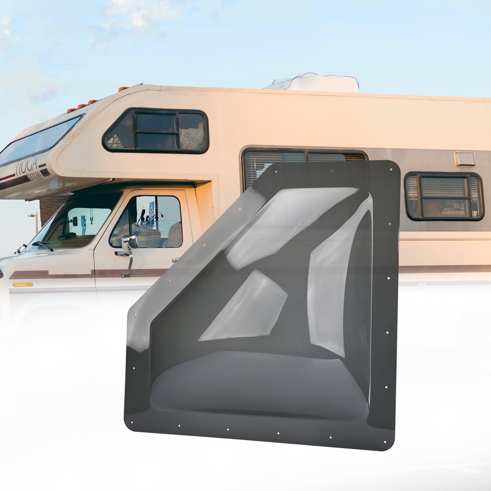 RVGUARD RV Skylight Replacement 11×24 Smoke For RV Camper Trailer UV Resistant