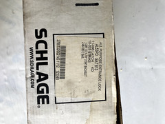 Schlage Door Lever AL52PD SAT 613 in Bronze
