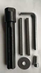 Burnisher Expansion Roller with grinder to burnisher conversion adapter 5/8″-11