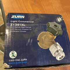 ZURN Z1341XL-P34 Light Commercial – Anti-Siphon Wall Faucet with Vacuum Breaker