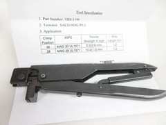 JST YRS-1190 STRIP FEED HAND TOOL FOR SACH-003G-P0.2 CRIMP CONTACT