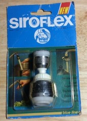 Siroflex Kitchen Swivel Spray Aerator, 360 Degree, White & Chrome