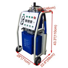 Polyurethane Foam Spray Insulation Machine Coating Sprayer 110V 1:1 2-12 kg/min