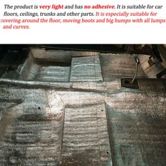 21.5SF 197MIL Double Side Reflective Insulation Foam-Energy Saving&Soundproofing