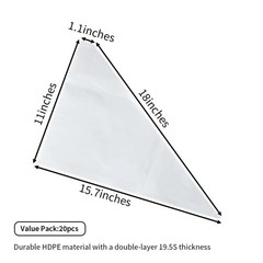 Thickened Disposable Plastic Grout Bags for Tuck Pointing Masonry Mortar