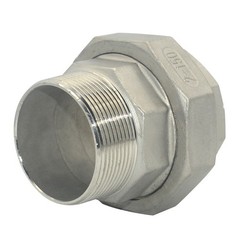 Stainless Steel Union 1/2″ 3/4″ 1″ 2 ” NPT Pipe Split Coupling Male to Female MF