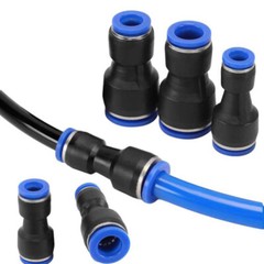Reducing Straight Union Nylon Pneumatic Push Fit Connector Speed Air Line Hose