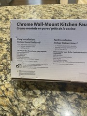 Homewerks Two Handle Chrome Kitchen Faucet