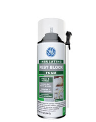 🚨TWO PACK 12 OZ CANS! New GE Pest/Rodent Block Insulating White Foam Sealant🚨