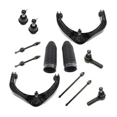 Ctrl Arm Ball Jnt Tie Rod Sway Bar Rack Boots Dodge Ram 1500 08 3.7 06 8.3 12Pc