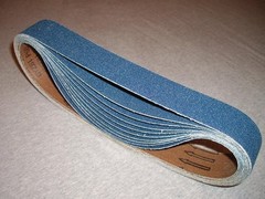 #240 Grit 1-1/2″ x 30″ Zirconia Alumina Sanding Belt 40A BLUEROCK & Metabo Pipe