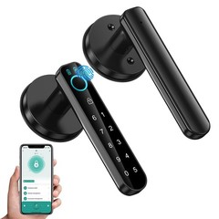 Fingerprint Door Lock- Smart Door knob,biometric Door Lock，with passcode