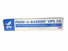 NEW gcp Perm-A-Barrier VPS 30 Permeable Air & Vapor Barrier 450′ Roll 38.4″