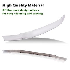 Bug Shield for 17-19 Ford F250-550 Super Duty Polycarbonate Silver HC3Z-16C900-A