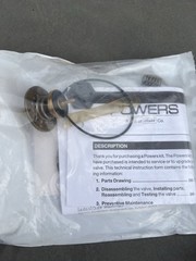 NOS Powers 420 561 Hot Water Valve And Seat