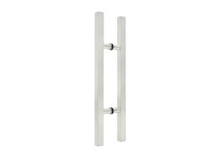 FHC 24SQLHBS Square Ladder Pull 1-1/4″ x 24″ – Brushed Stainless