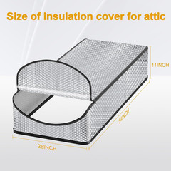 Attic Door Insulation Cover, Attic Tent 25 X 54 X 11 in | Energy-Saving Attic St