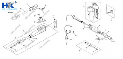 Manual Powder Spray Gun Spare Parts Resistor Bracket Repair Kit 134376